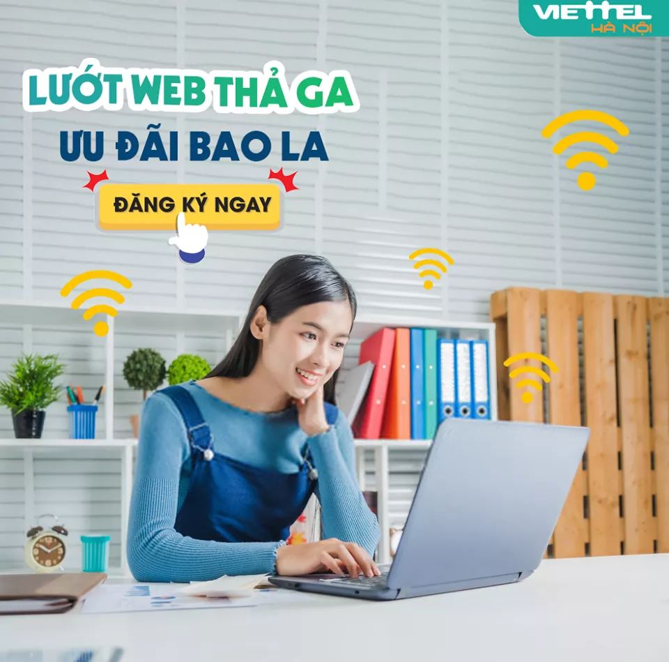 Lắp Mạng Viettel WiFi: Miễn Phí Lắp Đặt Internet + Modem WiFi