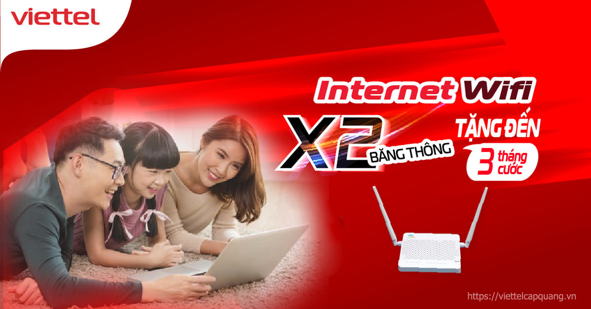 Lắp Mạng Viettel WiFi: Miễn Phí Lắp Đặt Internet + Modem WiFi