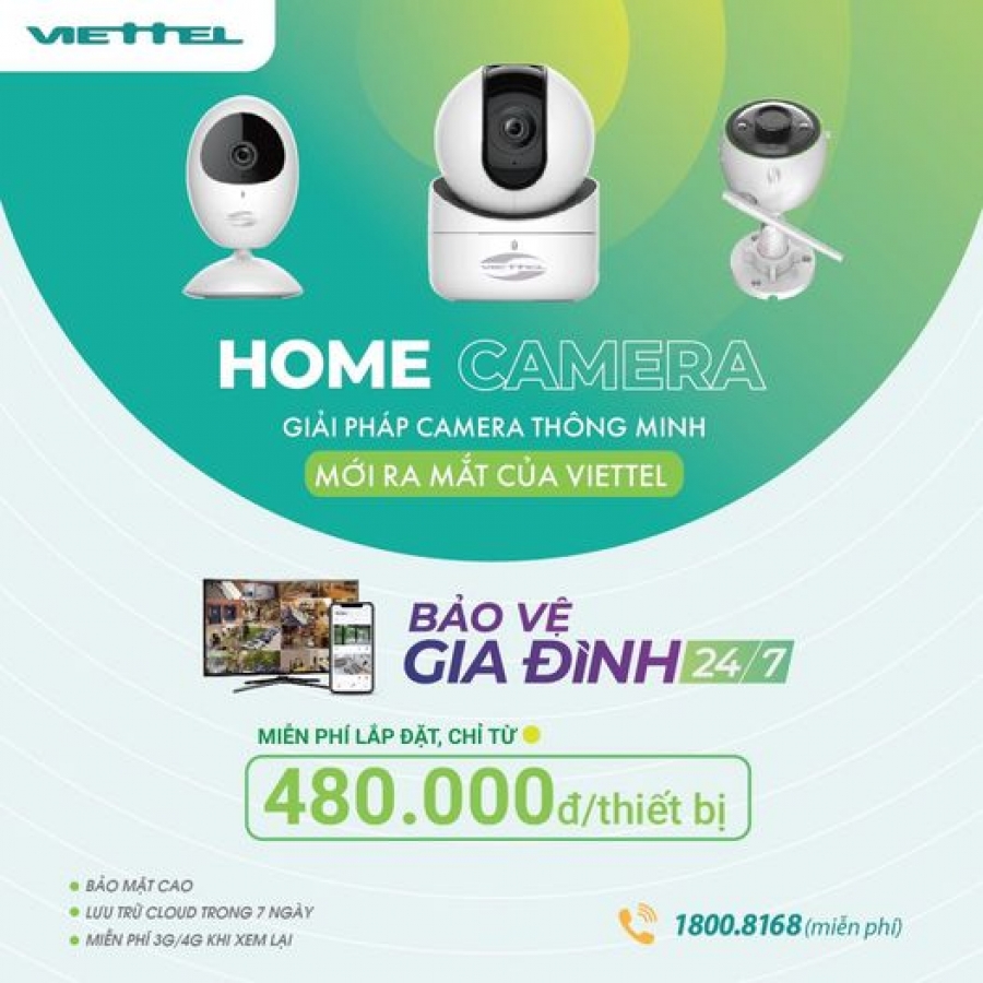 Home Camera Viettel 2023 - Camera Thông Minh Tích Hợp AI