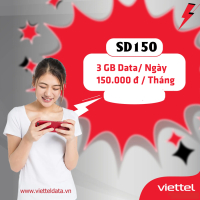 SD90, SD120 và SD150 - 3 Gói Cước Siêu Data 4G Mới Của Viettel Có gì HOT?